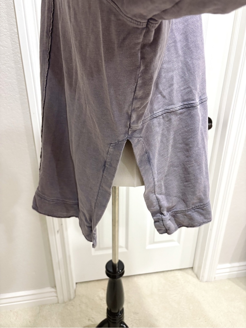 PILCRO by Anthropologie Washed Lavender Crossover Sweater Small - Picture 6 of 10
